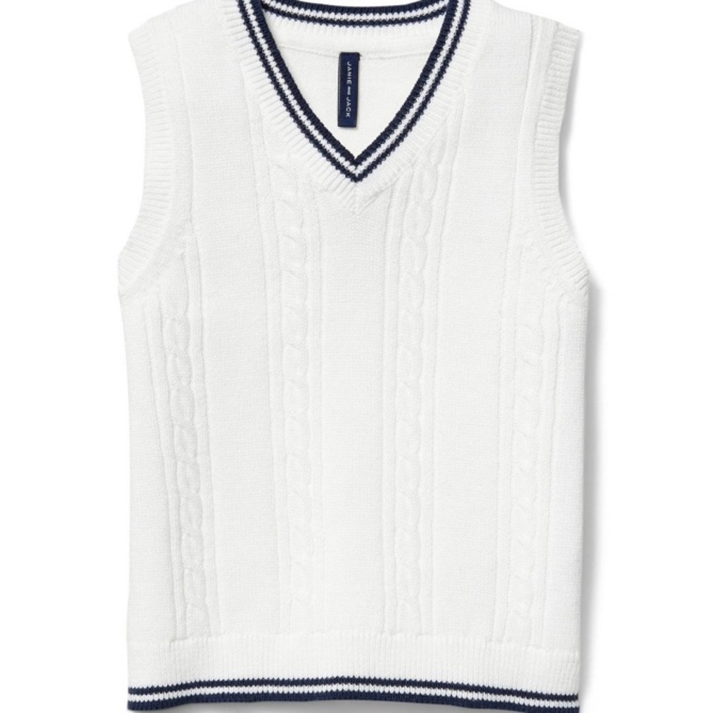 🔥HP🔥 Janie & Jack baby cable knit sweater vest
